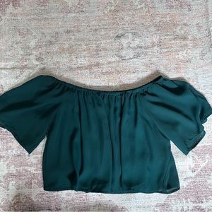 Forever 21 | Teal Off The Shoulder Top